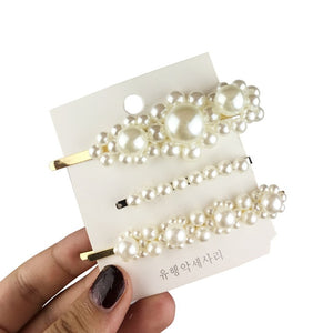 Fashionable Pearl Hair Clips