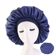 Load image into Gallery viewer, Large Elastic Band Satin Bonnet
