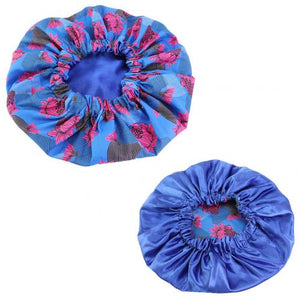 Silk Print Satin  Bonnet