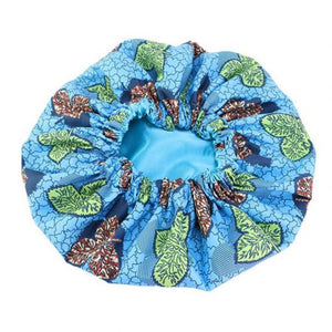 Silk Print Satin  Bonnet