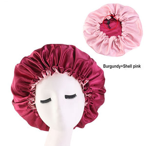 Reversible Satin Bonnet