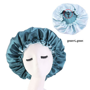 Reversible Satin Bonnet